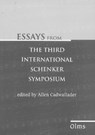 Essays from the Third International Schenker Symposium - Allen Cadwallader - 9783487132006