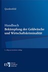 Handbuch Bekämpfung der Geldwäsche und Wirtschaftskriminalität - Rüdiger Quedenfeld - 9783503195954