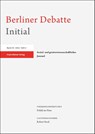 Berliner Debatte Initial 35 (2024) 4 - Berliner Debatte Initial e. V. - 9783515139809