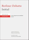 Berliner Debatte Initial 36 (2025) 4 - Berliner Debatte Initial e. V. - 9783515142199