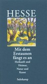 Mit dem Erstaunen fängt es an - Hermann Hesse - 9783518035887