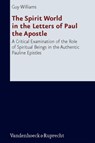 The Spirit World in the Letters of Paul the Apostle - Guy Williams - 9783525530955