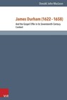 James Durham (1622-1658) - Donald John MacLean - 9783525550878