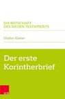 Der erste Korintherbrief - Walter Klaiber - 9783525568620