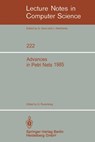 Advances in Petri Nets 1985 - Grzegorz Rozenberg - 9783540164807
