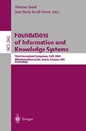 Foundations of Information and Knowledge Systems - Dietmar Seipel ; Jose M. Turull-Torres - 9783540209652