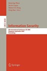 Information Security ISC 2005 - Jianying Zhou ; Javier Lopez ; Robert H. Deng - 9783540290018