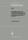 Produktionsforum '91 Produktionsmanagement - Hans-Jorg (Fraunhofer Iao) Bullinger - 9783540536932