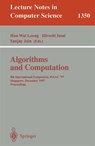 Algorithms and Computation - Hon Wai Leong ; Hiroshi Imai ; Sanjay Jain - 9783540638902