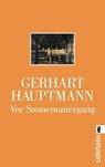 Vor Sonnenuntergang - Gerhart Hauptmann - 9783548235653