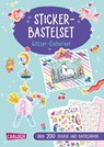 Bastelset für Kinder: Sticker-Bastelset: Glitzer-Einhörner - Anton Poitier - 9783551191885