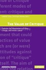 The Value of Critique - Isabelle Graw ; Christoph Menke - 9783593510101