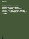 Personennamen des Mittelalters - Bayerische Staatsbibliothek ; Claudia Fabian - 9783598114007