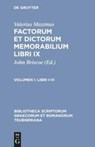 Factorum Et Dictorum Memorabi CB - Valerius Maximus - 9783598719165