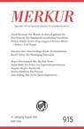 MERKUR 8/2025, Jg.79 - Christian Demand ; Ekkehard Knörer - 9783608977011