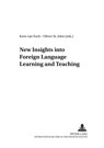 New Insights into Foreign Language Learning and Teaching - Kees Van Esch ; Oliver St. John ; Pamela B. Faber ; Wolf Gewehr ; Manuel Jimenez Raya ; Terry Lamb - 9783631526392