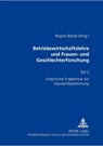 Betriebswirtschaftslehre und Frauen- und Geschlechterforschung - Associate Professor Regine Bendl - 9783631530009
