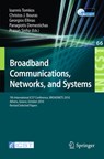 Broadband Communications, Networks and Systems - Ioannis Tomkos ; Georgios Ellinas ; Prasun Sinha - 9783642303753