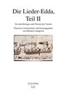 Die Lieder-Edda, Teil II -  - 9783643251718