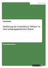 Einfuhrung der Gedichtform Elfchen in einer jahrgangsgemischten Klasse - Lisa Kessler - 9783656335146