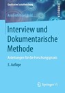 Interview Und Dokumentarische Methode - Arnd-Michael (Helmut Schmidt-Universitat Nohl - 9783658160791