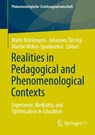 Realities in Pedagogical and Phenomenological Contexts - Malte Brinkmann ; Johannes Turstig ; Martin Weber-Spanknebel - 9783658475178