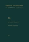Th Thorium - BENZ,  R. - 9783662063323