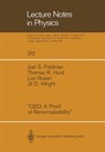 "QED A Proof of Renormalizability" - Joel S. Feldman ; Thomas R. Hurd ; Lon Rosen ; Jill D. Wright - 9783662136638