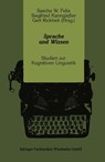 Sprache Und Wissen - Sascha W Felix ; Siegfried Kanngiesser ; Gert Rickheit - 9783663053965
