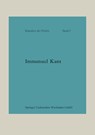 Immanuel Kant - Otto Heinrich Von Der Gablentz - 9783663196983