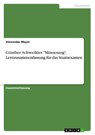 Günther Schweikles "Minnesang". Lernzusammenfassung für das Staatsexamen - Alexander Meyer - 9783668316522