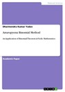 Anurupyena Binomial Method - Dharmendra Kumar Yadav - 9783668681705