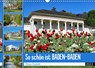 So schön ist Baden-Baden (Wandkalender 2023 DIN A3 quer) -  - 9783675305632