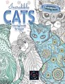 Animal coloring books INCREDIBLE CATS coloring books for adults. - Happy Arts Coloring - 9783694565406