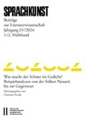 Sprachkunst - Beiträge zur Literaturwissenschaft, Jahrgang LV/2024, 1. und 2. Halbband - Christine Frank - 9783700150688