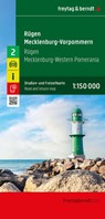 Rügen - Mecklenburg-Vorpommern, Straßen- und Freizeitkarte 1:150.000, freytag & berndt -  - 9783707920932