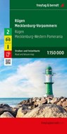 Rügen - Mecklenburg-Vorpommern, Straßen- und Freizeitkarte 1:150.000, freytag & berndt -  - 9783707920932