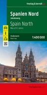 Spanien Nord - Jakobsweg, Straßenkarte 1:400.000, freytag & berndt -  - 9783707923995