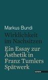 Bundi, M: Wirklichkeit im Nachsitzen - BUNDI,  Markus - 9783709934210