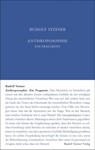 Anthroposophie - Rudolf Steiner - 9783727404528