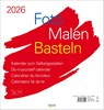 Foto-Malen-Basteln Bastelkalender weiß groß 2026 -  - 9783731885092