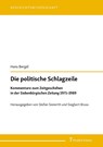 Die politische Schlagzeile - Hans Bergel - 9783732911769