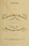 Poems - Thomas Hall Shastid - 9783736416246