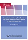 Generalised Summation-by-Parts Operators and Entropy Stability of Numerical Methods for Hyperbolic Balance Laws - Hendrik Ranocha - 9783736997356