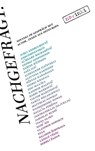 nachgefragt - Susi K. Frank ;  Anne-Christin Grunwald ;  Miranda Jakisa ;  Alfrun Kliems ;  Magdalena Marszalek ;  Sylvia Sasse - 9783741281594