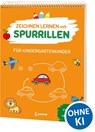 Zeichnen lernen mit Spurrillen - Für Kindergartenkinder -  - 9783743222588