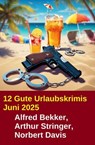 12 Gute Urlaubskrimis Juni 2025 - Alfred Bekker ; Arthur Stringer ; Norbert Davis - 9783745242195