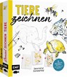 Tiere zeichnen - Das XXL-Starter-Set: Zwei Bücher im Bundle - Susanne Loose ; Andreas M. Modzelewski ; Johanna Atorf - 9783745919585
