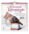 Der himmlische Katzenkalender 2024 -  - 9783746262796