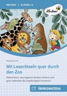 Mit Leserätseln quer durch den Zoo - Alexandra Fink - 9783746812588